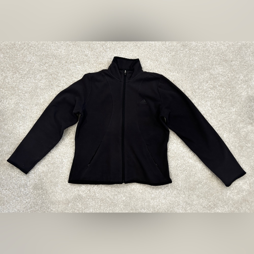 Adidas Black Zip-Up Jacket